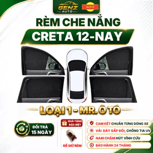 Rèm Che Nắng Xe Hyundai Creta 2012-NAY Loại 1 Mr.OTO. Bảo Hành 24 tháng. Cam Kết Chuẩn Khít Theo Xe