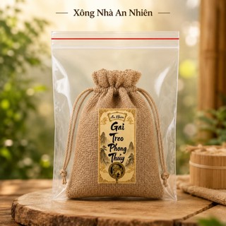 Túi Gai Treo Phong Thuỷ An Nhiên, túi gai giữ cửa, treo xe, gai treo cửa, xua uế khí, đón vận may