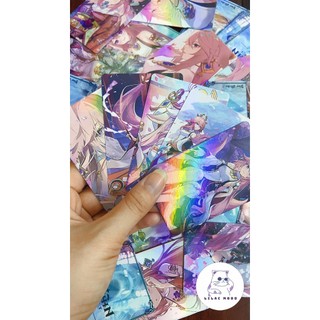 [SẴN] Shenhe / Genshin Impact | Hộp thẻ card laser 50 tấm Genshin Impact | Lomo lomocard card laser bo góc