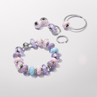 Charm Murano Pandora Moments Đá Opal Màu Hồng Lấp Lánh - Opalescent Pink Charm