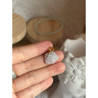 Tổng hợp mặt dây chuyền chuyền ngọc phỉ thúytuyp A chạm khắc Sen có kiểm định gắn móc xâu dây free