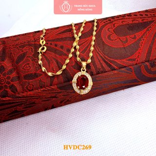 [SIÊU XẢ KHO] Dây Chuyền Nữ, Vòng Cổ Nữ Titan Xi Mạ Vàng 24k Cao Cấp - Trang Sức Hava Hong Kong
