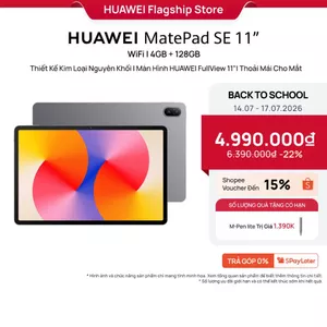 Máy tính bảng HUAWEI MatePad SE 11”| Thiết Kế Kim Loại Nguyên Khối||Màn Hình HUAWEI FullView 11" Thoải Mái Cho Mắt