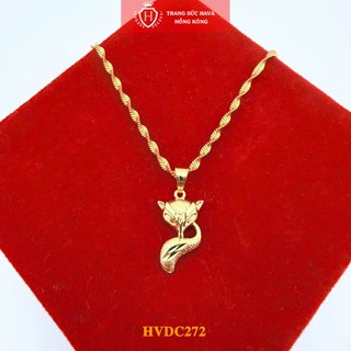 [SIÊU XẢ KHO] Dây Chuyền Nữ, Vòng Cổ Nữ Titan Xi Mạ Vàng 24k Cao Cấp - Trang Sức Hava Hong Kong