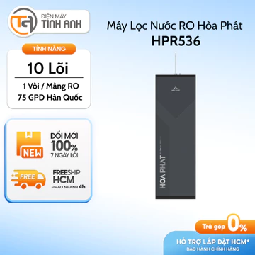 Máy Lọc Nước RO Tủ Đứng 10 Lõi Hòa Phát HPR536 [Giao Toàn Quốc]
