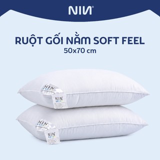Ruột Gối Nằm Soft Feel NIN House | 70x50cm | Êm Ái Và Đàn Hồi Tốt, Thích Hợp Cho Người Nằm Thấp
