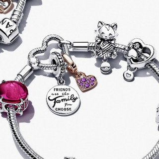 Charm Pandora Moments Mèo Con Ôm Cuộn Len - Kitten & Yarn Ball Charm