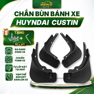 Chắn bùn Hyundai Custin 2023 - Nay, hạn chế bùn đất bắn lên xe, tặng kèm ốc và tua vít