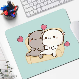 ( TẶNG SET 10 KHẨU TRANG) Miếng lót chuột vuông hoạt hình dễ thương chống nước cực êm MEILI STORE