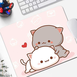 ( TẶNG SET 10 KHẨU TRANG) Miếng lót chuột vuông hoạt hình dễ thương chống nước cực êm MEILI STORE