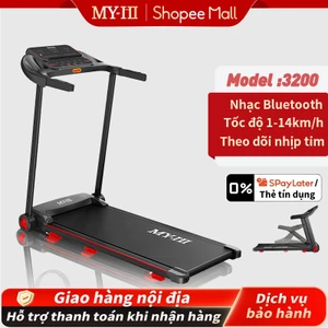 Máy chạy bộ gập lại, tích hợp theo dõi nhịp tim, loa Bluetooth, phát nhạc USB/MP3 ，Model 3200