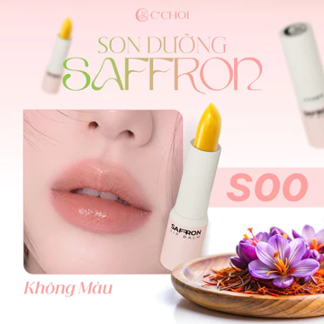 Son dưỡng làm hồng môi Saffron C’Choi - giảm thâm môi - phục hồi các đôi môi bị tổn thương do phun xăm, thẩm mỹ
