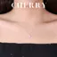 Set vòng tay , dây chuyền bạc cỏ 4 lá Titan đính đá CHERRY JEWELRY phụ kiện thời trang nữ ( kèm Túi giấy + Hộp )