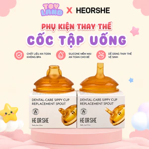 Phụ Kiện Thay Thế Cốc Tập Uống HEORSHE – Nắp, Ống Hút, Van Chống Tràn