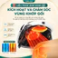 Máy Massage Khớp Gối DELAX Chườm Nóng Massage Rung, Hỗ Trợ Thư Giãn Đầu Gối, Khuỷu Tay, Bả Vai DG11