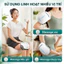 Máy Massage Khớp Gối DELAX Chườm Nóng Massage Rung, Hỗ Trợ Thư Giãn Đầu Gối, Khuỷu Tay, Bả Vai DG11