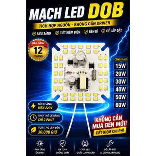 Tiết Kiệm Hơn Khi Mua Combo 5 Mạch LED VUÔNG 20w 30w 40w 50w 60w Giá ưu đãi..!