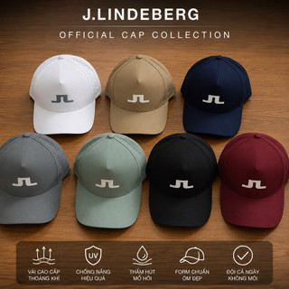 Mũ golf j.lindeberg vải golf co dãn thoáng mát thấm hút mồ hôi co dãn nhẹ