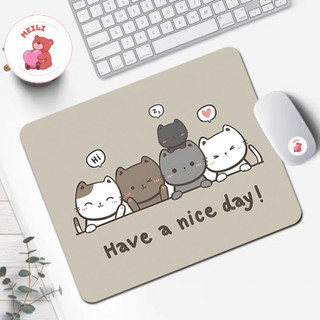 ( TẶNG SET 10 KHẨU TRANG) Miếng lót chuột vuông hoạt hình dễ thương chống nước cực êm MEILI STORE