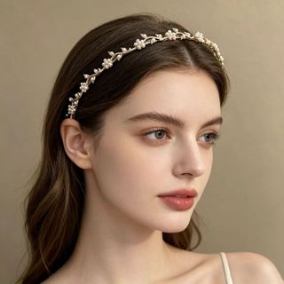 Bờm tóc đá sáng đính đá lớn thanh lịch tiểu thư Chồi accessories - K339