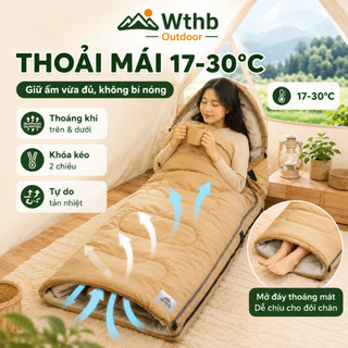 Túi Ngủ Văn Phòng 2in1 Siêu Nhẹ, Gấp Gọn, Giữ Ấm, Chống Thấm, Dùng Cho Du Lịch Cắm Trại Dã Ngoại