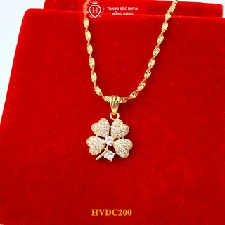 [SIÊU XẢ KHO] Dây Chuyền Nữ, Vòng Cổ Nữ Titan Xi Mạ Vàng 24k Cao Cấp - Trang Sức Hava Hong Kong