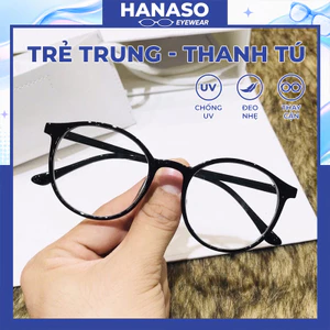 Mắt kính nữ nam giả cận gọng kính cận tròn Tata phong cách basic thay được tròng cận phong cách Ulzzang trẻ trung 055