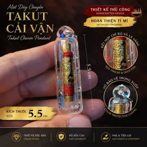 Mặt Dây Chuyền Nhựa Trong 5cm – Nhẹ, Bền, Dễ Phối Đồ