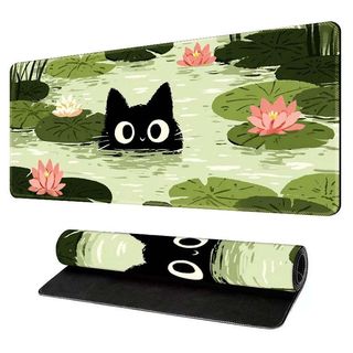 ( TẶNG SET 10 KHẨU TRANG) Miếng lót chuột 80x30cm hoạt hình dễ thương chống nước cực êm Meili Store