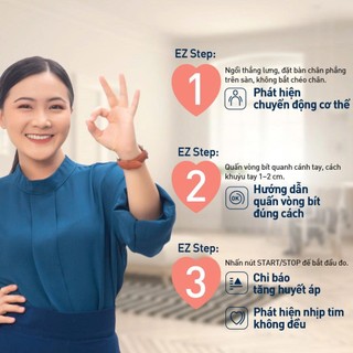 Máy đo huyết áp bắp tay tự động OMRON HEM-7180 EZ Lite chính hãng bảo hành 5 năm