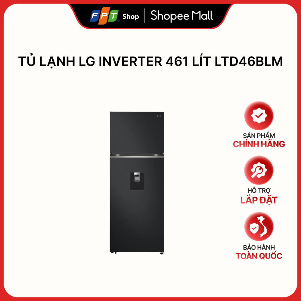 Tủ lạnh LG Inverter 461 lít LTD46BLM