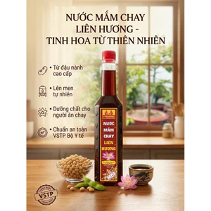 Nước mắm chay Liên Hương chay 500ml làm từ đậu nành nguyên chất