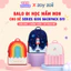 Balo Đi Học Cho Bé ZoyZoii Series Kids Backpack B19 Siêu Nhẹ Chống Thấm Cho Bé Mầm Non Tiểu Học