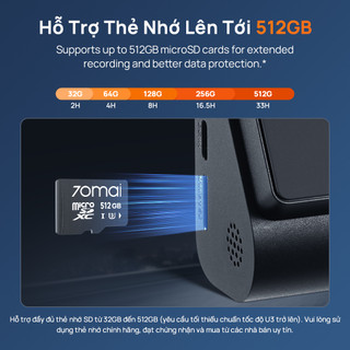 Camera hành trình 4K A800SE SpeedEye - Độ nét 4K, cảnh báo tốc độ giới hạn, cảnh báo biển báo