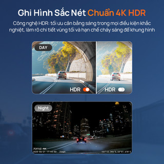 Camera hành trình 4K A800SE SpeedEye - Độ nét 4K, cảnh báo tốc độ giới hạn, cảnh báo biển báo