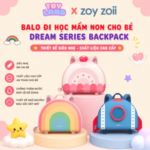 Balo Zoyzoii Dream Series B8 Cho Bé Mầm Non – Ba Lô Trẻ Em Siêu Nhẹ, Thiết Kế Đáng Yêu