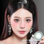 Lens mắt FC-304 Blue màu xanh filter tự nhiên, có viền, size vừa - thương hiệu LUNA EYES