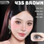 Lens mắt FD-435 Brown màu nâu vàng vân tia nổi bật, có viền, size lớn - brand LUNA EYES