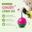 Đồ Chơi Chuột Lật Đật Cho Mèo Có Lông Vũ – Chuột Tự Cân Bằng Kích Thích Săn Mồi, Giảm Stress Cho Mèo