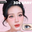 Lens mắt 306 Gray màu xám sáng không viền nổi bật, size nhỏ - LUNA EYES brand