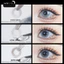 Lens mắt 474 Gray màu xám sáng vân tia, không viền, size nhỏ - thương hiệu LUNA EYES
