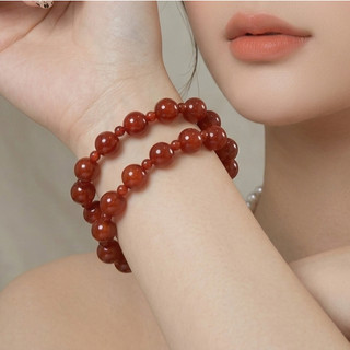 [N1149] Vòng Tay Ngọc Trai Đá Nhân Tạo Màu Đỏ Thanh Lịch, Sang Trọng - DAISYN