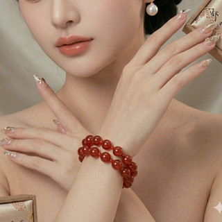 [N1149] Vòng Tay Ngọc Trai Đá Nhân Tạo Màu Đỏ Thanh Lịch, Sang Trọng - DAISYN