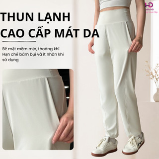 [J2519] Quần jogger thể thao nữ chất thun Poly mềm mịn co giãn 4 chiều, tôn dáng, thoải mái vận động