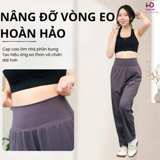 [J2519] Quần jogger thể thao nữ chất thun Poly mềm mịn co giãn 4 chiều, tôn dáng, thoải mái vận động