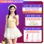 - Mút Foam PU cao cấp nâng V1, lớp lót màu da tránh hằn viền lộ mút/bra 2DA