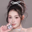 Lens mắt E35 Pink màu hồng mix chấm sáng long lanh tự nhiên, size vừa - brand LUNA EYES