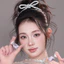 Lens mắt E35 Pink màu hồng mix chấm sáng long lanh tự nhiên, size vừa - brand LUNA EYES