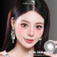 Lens mắt FB-268 Gray (ROSE) màu xám filter, viền đen, size vừa - thương hiệu LUNA EYES