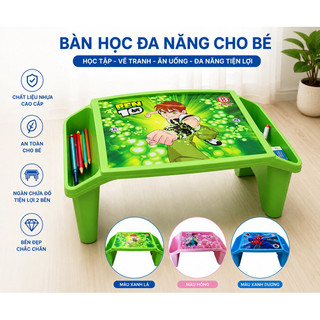 Bàn học cho bé đa năng bằng nhựa cao cấp Việt Nhật đủ màu dành cho trẻ em